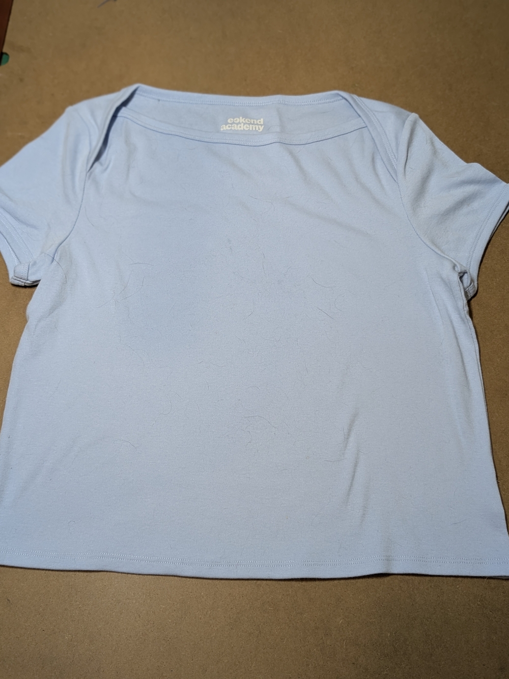 Weekend Academy Pale Blue Short Sleeve Tee